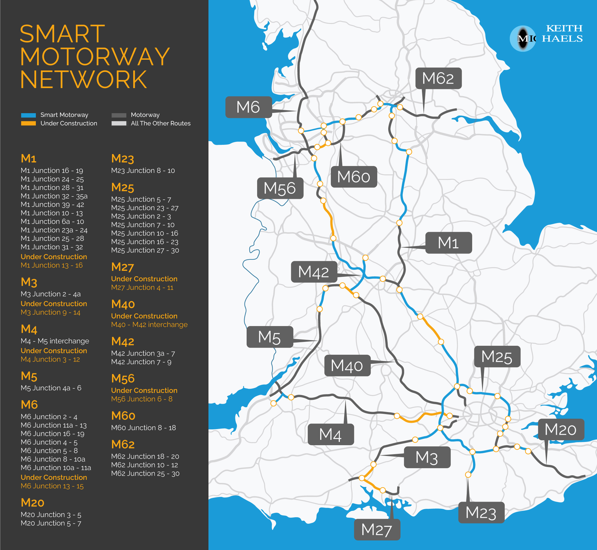 Smart Motorways – Smart Motorway Map